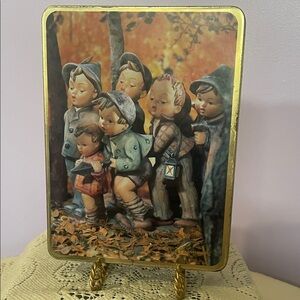 Hummel Tin with Autumn Figurines - the seven swabians